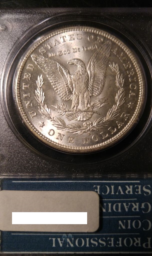 1879-S-Morgan--Old-PCGS-Holder,-Real-Old